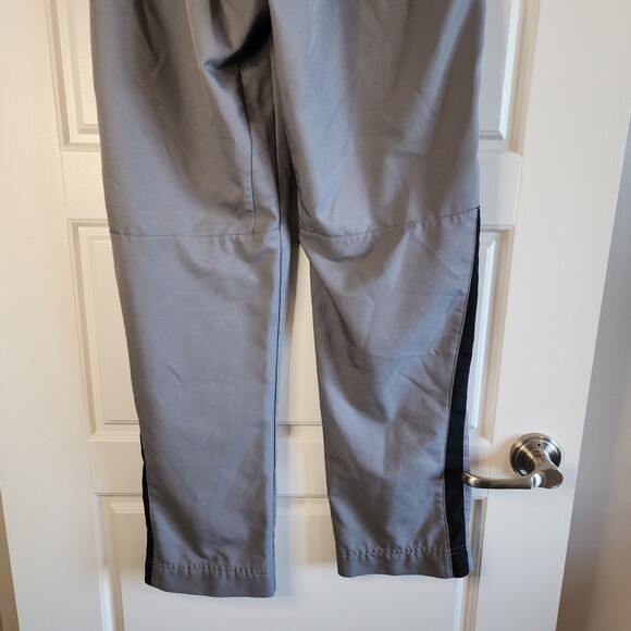 Nike Dri-Fit Track Pants Sz Small Gray Sweatpants Gray w/ Black Jogger Athletic - Picture 8 of 13